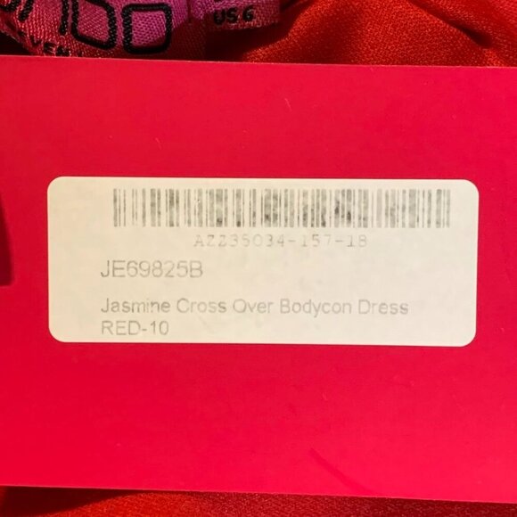 Boohoo Women's Jasmine Cross Over Sleeveless Bodycon‎ Dress Size 6 NWT - Picture 10 of 15